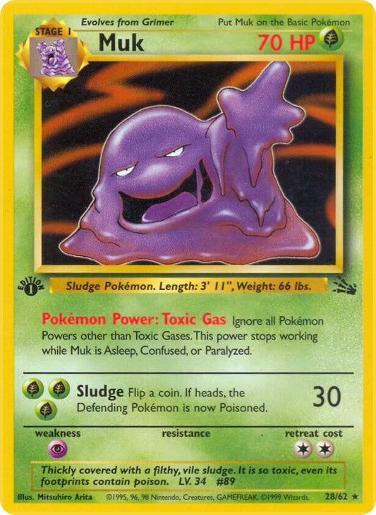Image for Muk (28) (28/62) (Fossil) - Pokemon