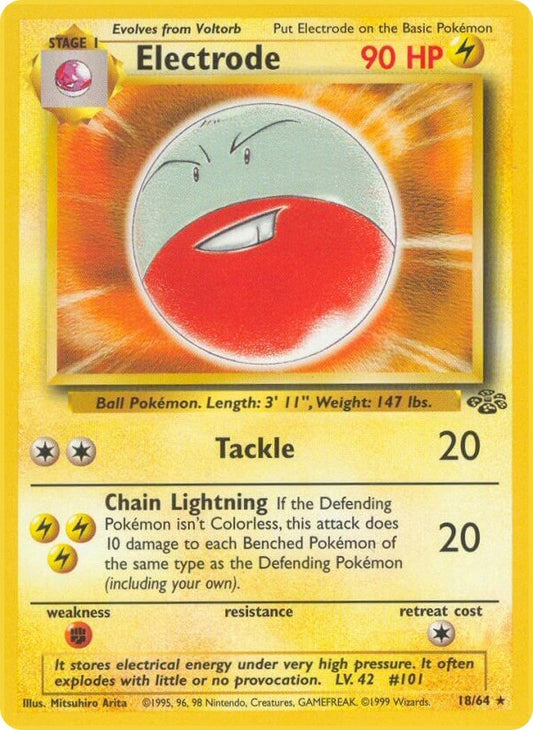 Image for Electrode (18) (18/64) (Jungle) - Pokemon