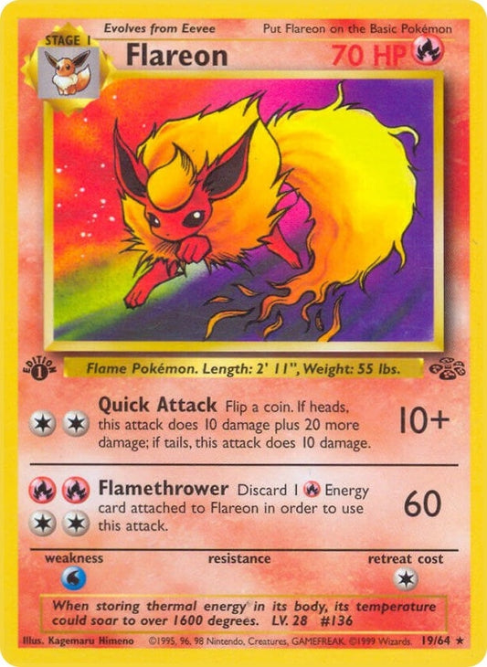 Image for Flareon (19) (19/64) (Jungle) - Pokemon