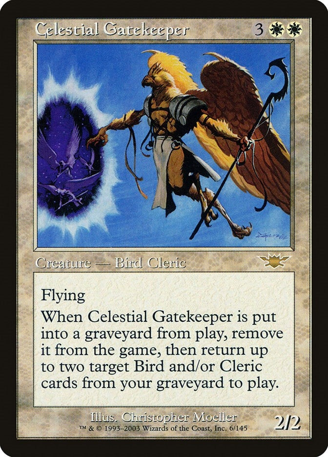 Image for Celestial Gatekeeper (6) (Legions) - Magic: The Gathering