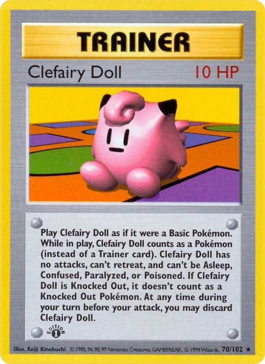 Image for Clefairy Doll (070/102) (Base Set (Shadowless)) - Pokemon