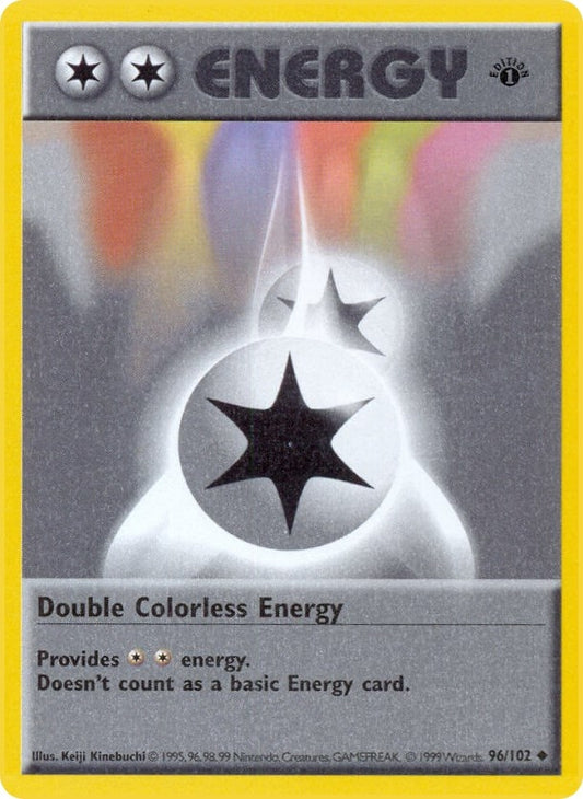 Image for Double Colorless Energy (096/102) (Base Set (Shadowless)) - Pokemon