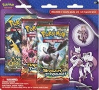 Image for BREAKthrough Three Pack Pin Blisters [Mega Mewtwo Y] - Pokemon