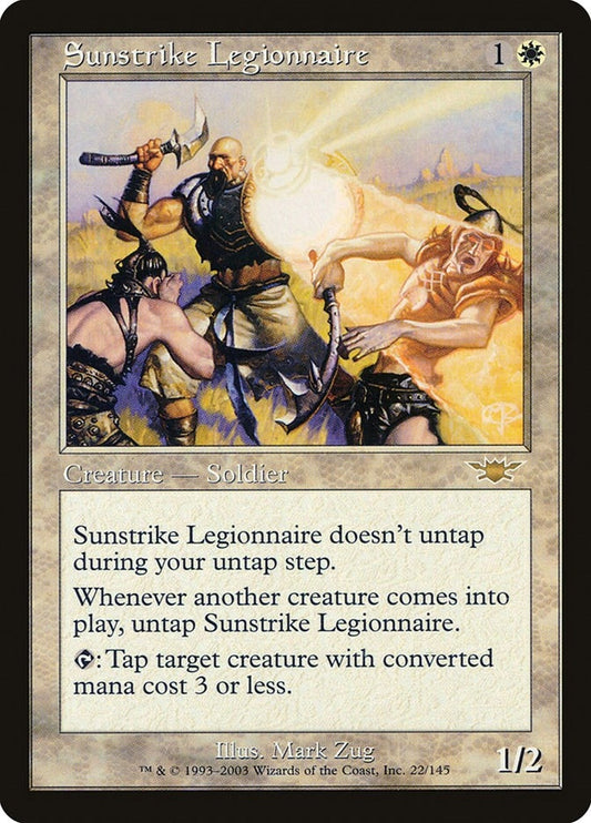 Image for Sunstrike Legionnaire (22) (Legions) - Magic: The Gathering