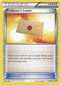 Image for Professor's Letter (146/162) (XY - BREAKthrough) - Pokemon