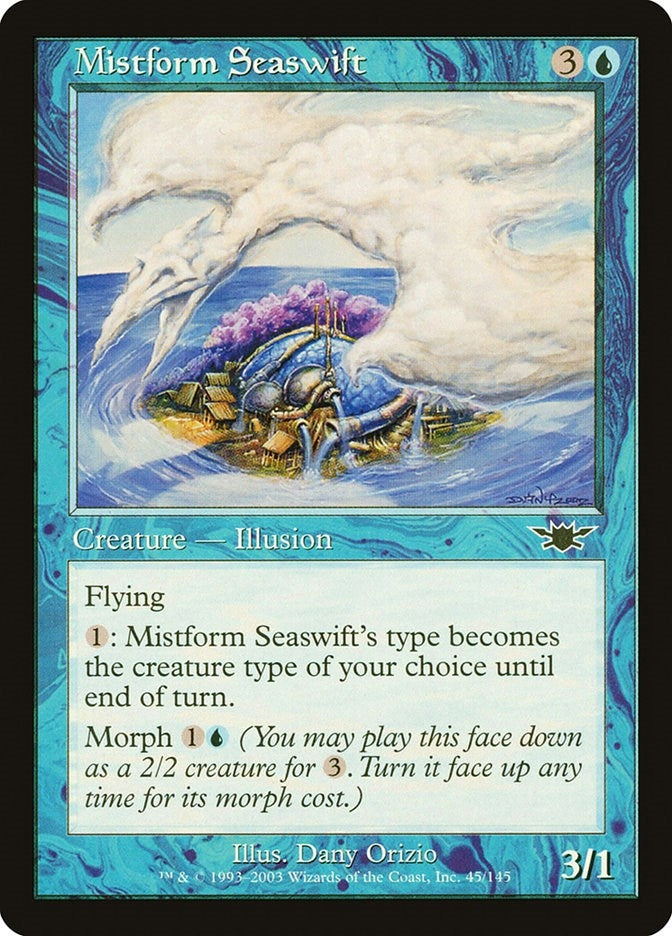 Image for Mistform Seaswift (45) (Legions) - Magic: The Gathering