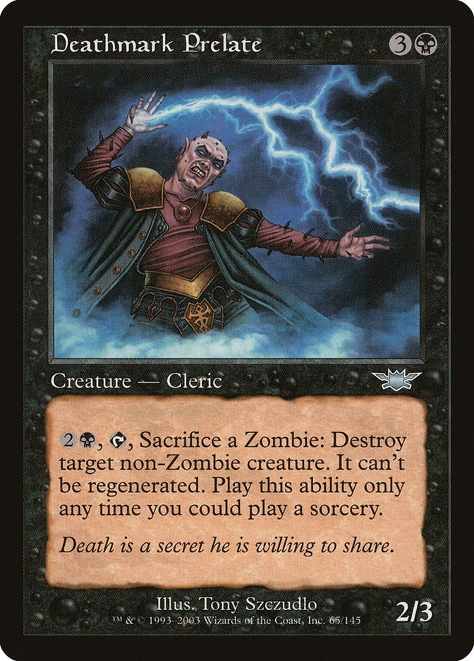 Image for Deathmark Prelate (65) (Legions) - Magic: The Gathering
