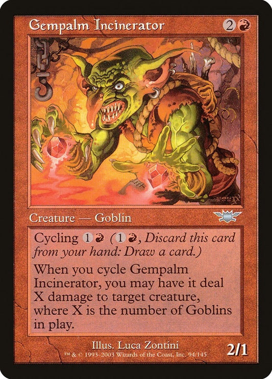 Image for Gempalm Incinerator (94) (Legions) - Magic: The Gathering