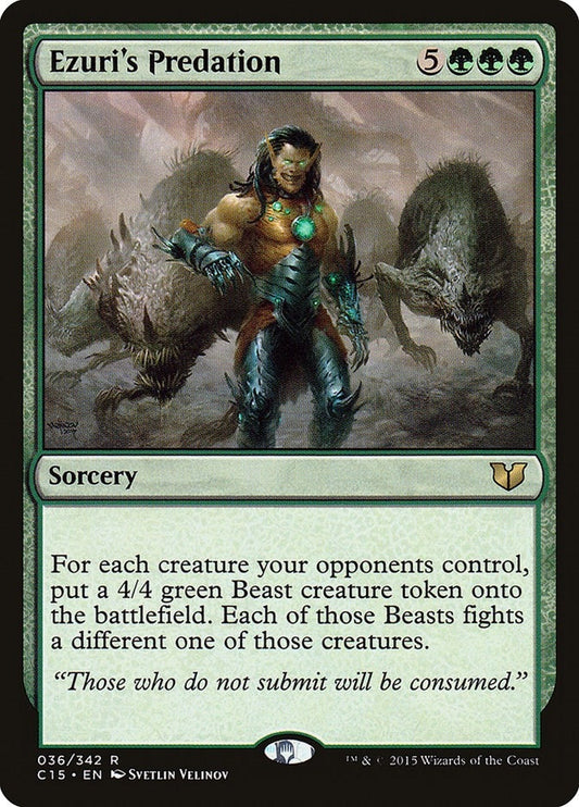 Image for Ezuri's Predation (36) (Commander 2015) - Magic: The Gathering
