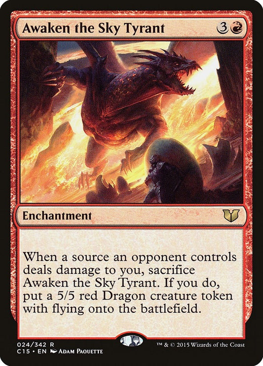 Image for Awaken the Sky Tyrant (24) (Commander 2015) - Magic: The Gathering