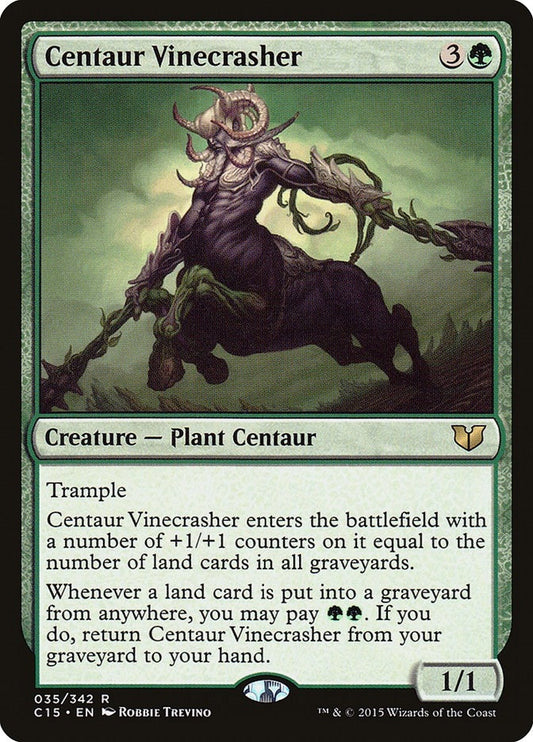 Image for Centaur Vinecrasher (35) (Commander 2015) - Magic: The Gathering