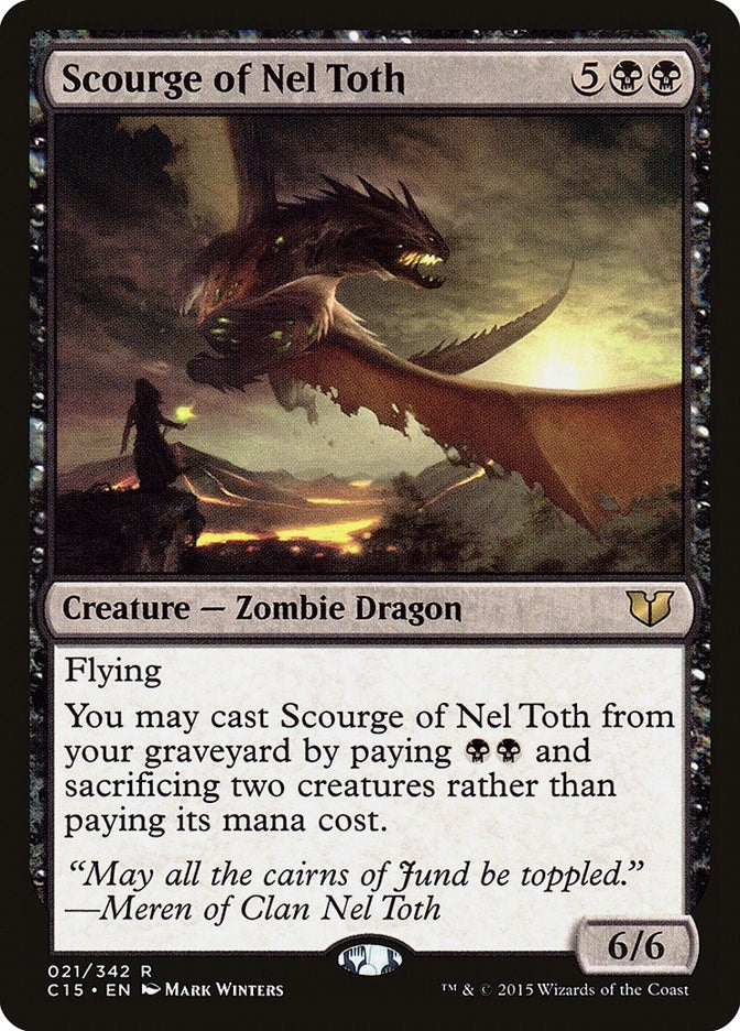 Image for Scourge of Nel Toth (21) (Commander 2015) - Magic: The Gathering
