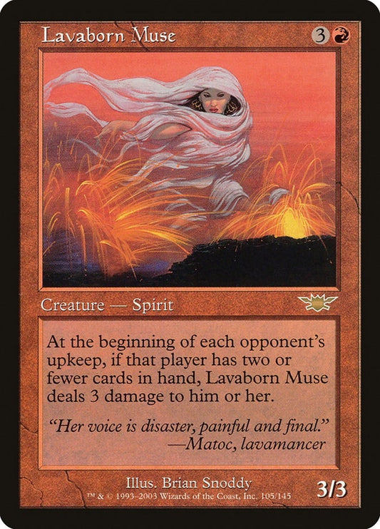 Image for Lavaborn Muse (105) (Legions) - Magic: The Gathering