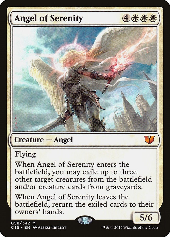 Image for Angel of Serenity (58) (Commander 2015) - Magic: The Gathering