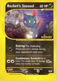 Image for Rocket's Sneasel - 5 [Winner] (005/009) (Best of Promos) - Pokemon