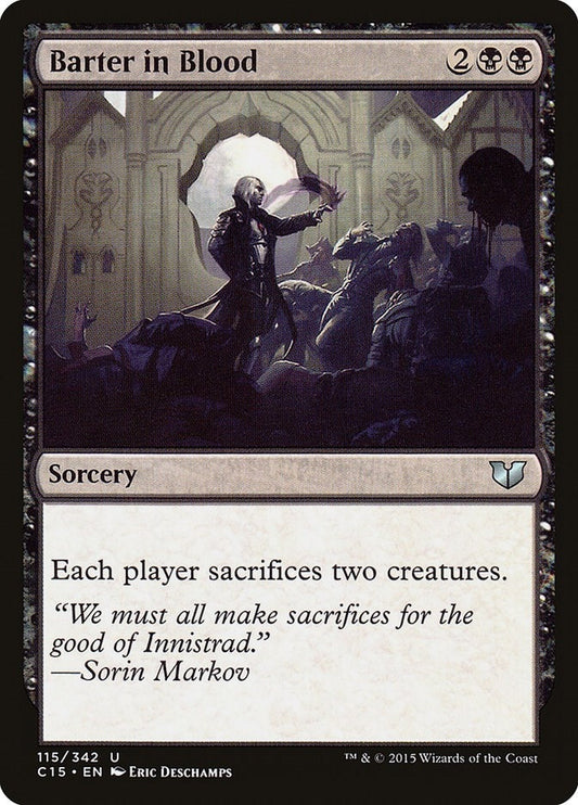Image for Barter in Blood (115) (Commander 2015) - Magic: The Gathering