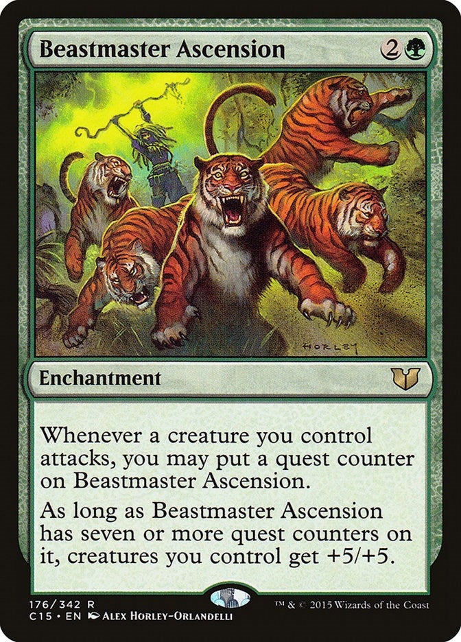 Image for Beastmaster Ascension (176) (Commander 2015) - Magic: The Gathering