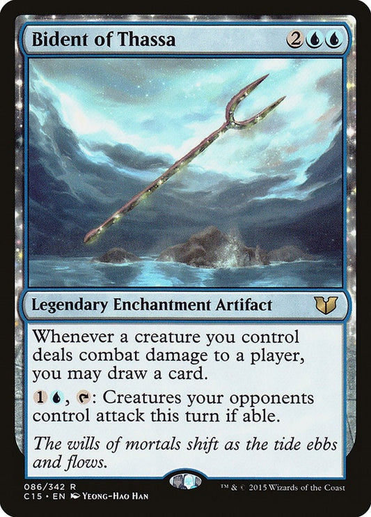 Image for Bident of Thassa (86) (Commander 2015) - Magic: The Gathering