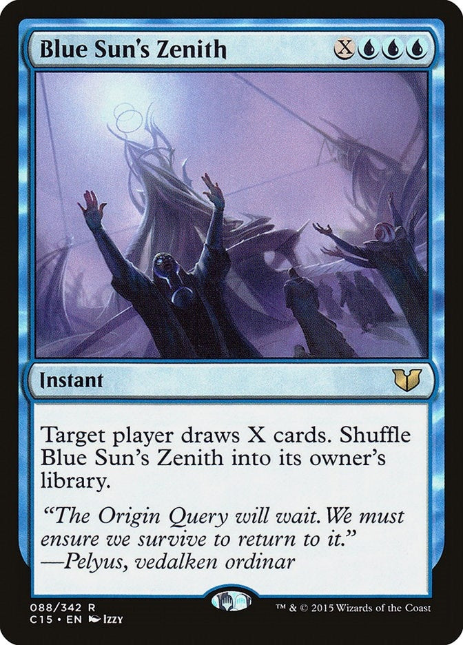Image for Blue Sun's Zenith (88) (Commander 2015) - Magic: The Gathering