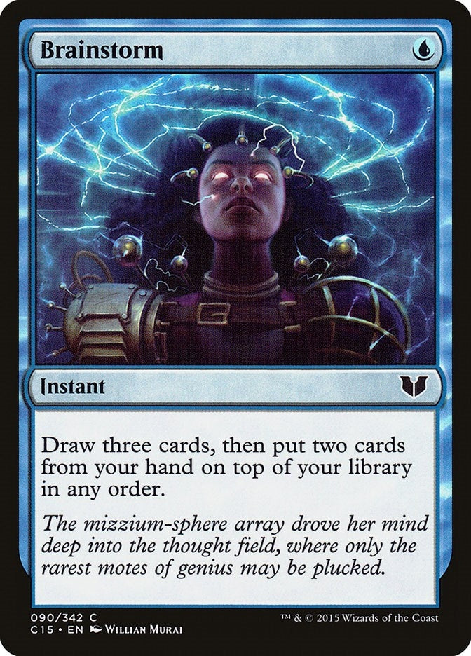 Image for Brainstorm (90) (Commander 2015) - Magic: The Gathering
