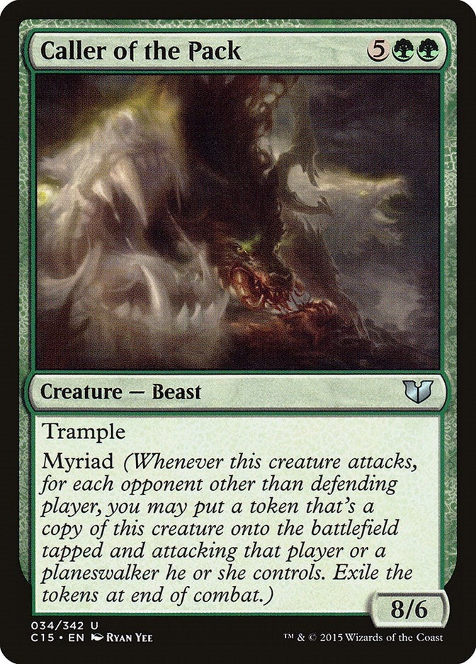 Image for Caller of the Pack (34) (Commander 2015) - Magic: The Gathering