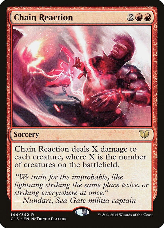 Image for Chain Reaction (144) (Commander 2015) - Magic: The Gathering