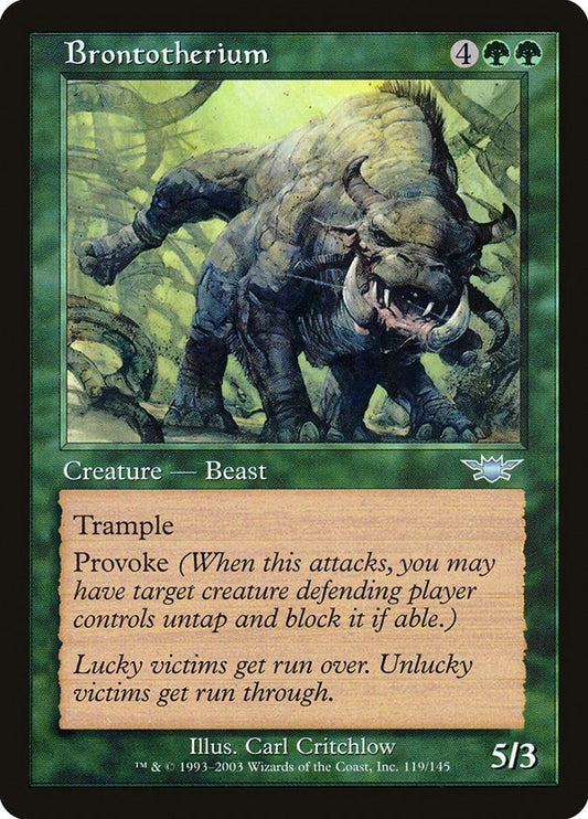 Image for Brontotherium (119) (Legions) - Magic: The Gathering