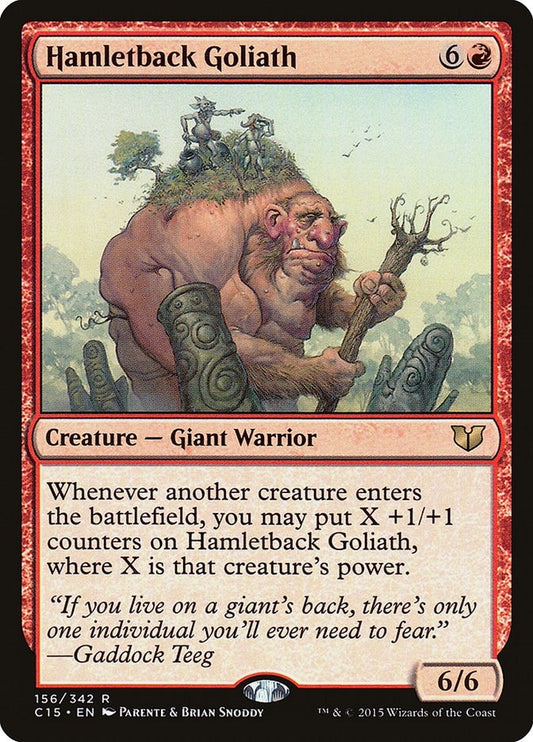 Image for Hamletback Goliath (156) (Commander 2015) - Magic: The Gathering