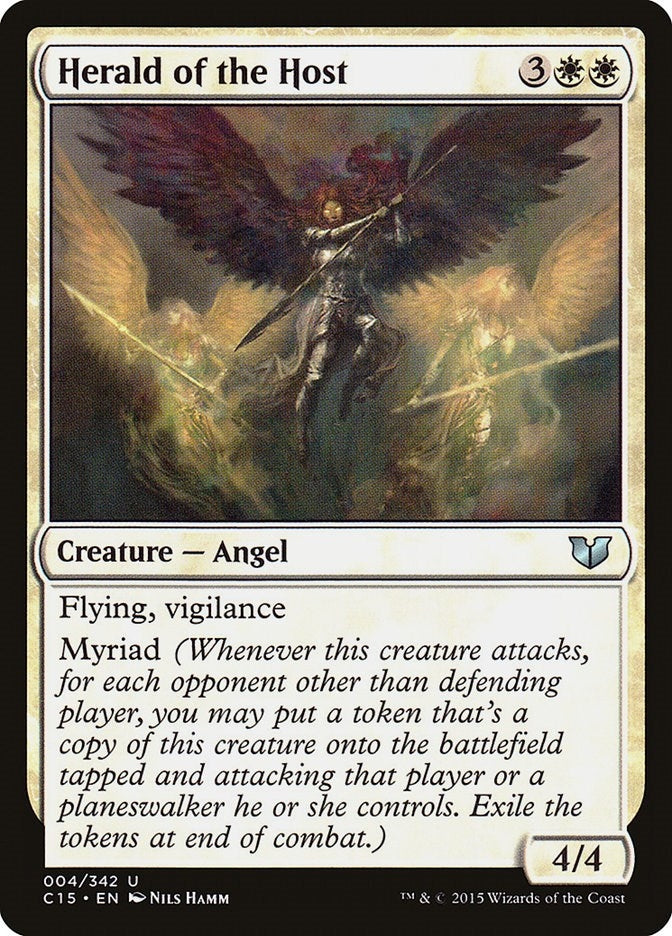 Image for Herald of the Host (4) (Commander 2015) - Magic: The Gathering