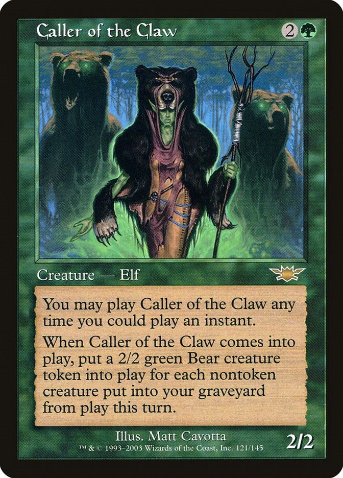 Image for Caller of the Claw (121) (Legions) - Magic: The Gathering