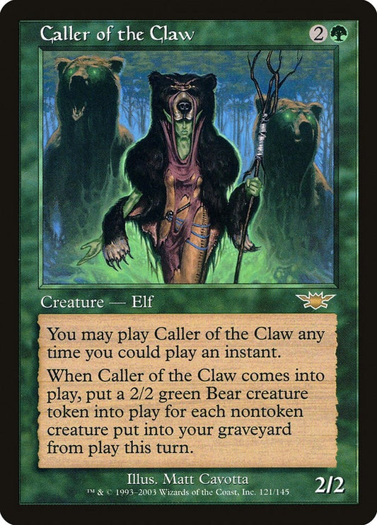 Image for Caller of the Claw (121) (Legions) - Magic: The Gathering