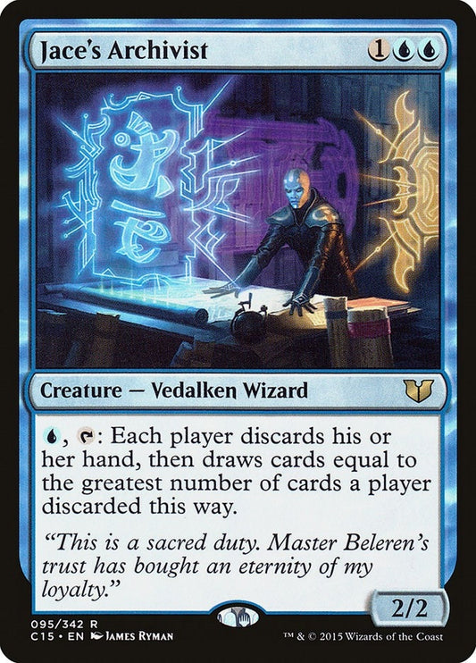 Image for Jace's Archivist (95) (Commander 2015) - Magic: The Gathering