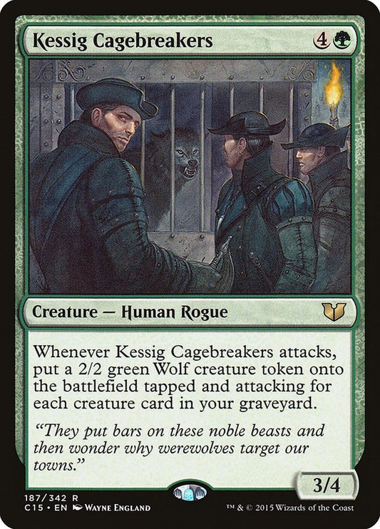 Image for Kessig Cagebreakers (187) (Commander 2015) - Magic: The Gathering