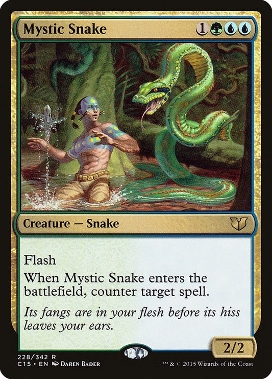 Image for Mystic Snake (228) (Commander 2015) - Magic: The Gathering