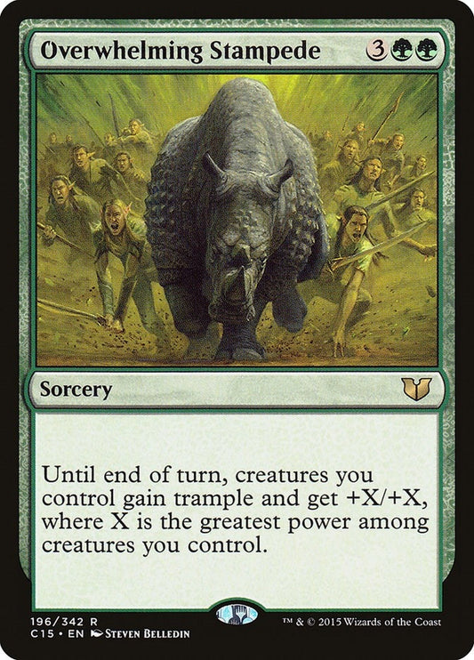 Image for Overwhelming Stampede (196) (Commander 2015) - Magic: The Gathering