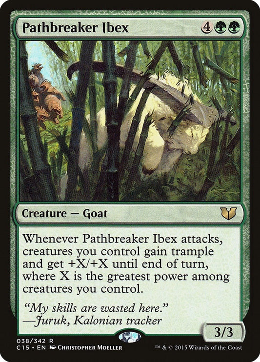 Image for Pathbreaker Ibex (38) (Commander 2015) - Magic: The Gathering