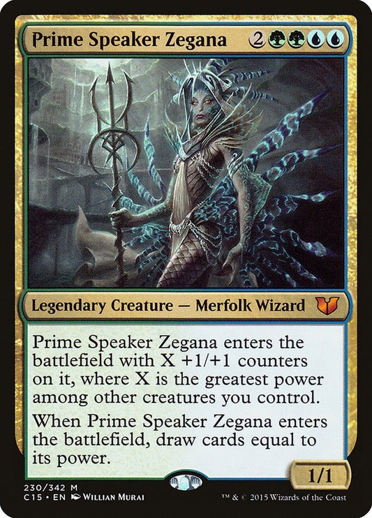 Image for Prime Speaker Zegana (230) (Commander 2015) - Magic: The Gathering