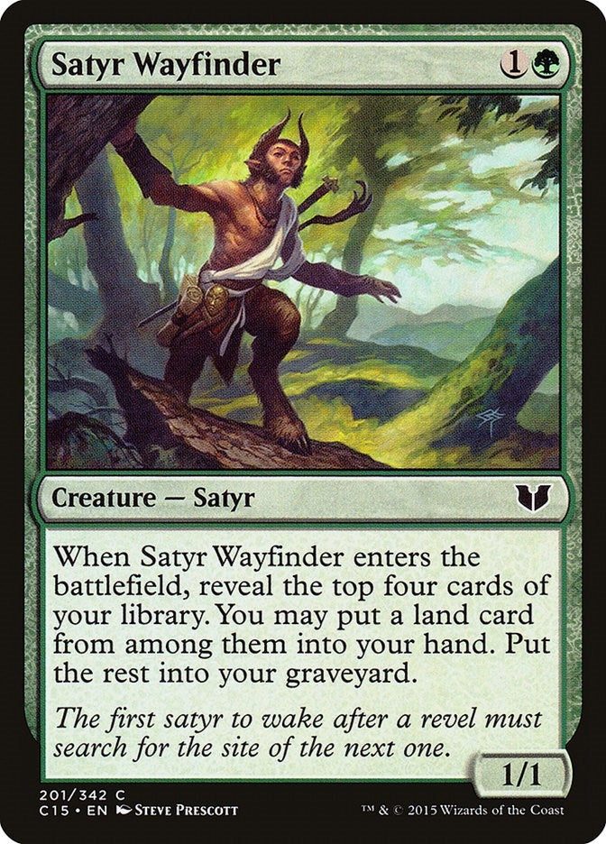 Image for Satyr Wayfinder (201) (Commander 2015) - Magic: The Gathering