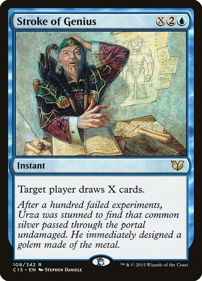 Image for Stroke of Genius (108) (Commander 2015) - Magic: The Gathering
