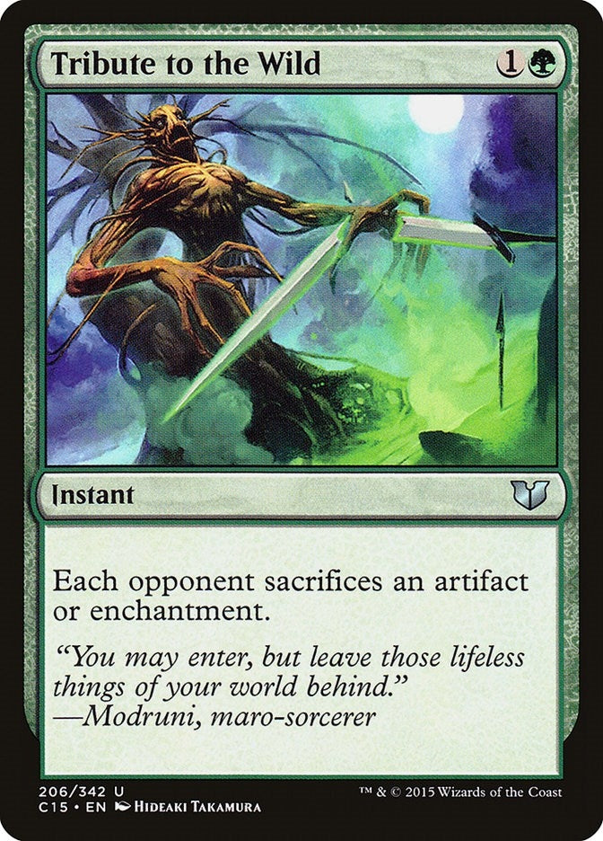 Image for Tribute to the Wild (206) (Commander 2015) - Magic: The Gathering
