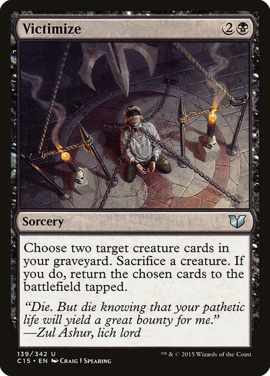 Image for Victimize (139) (Commander 2015) - Magic: The Gathering