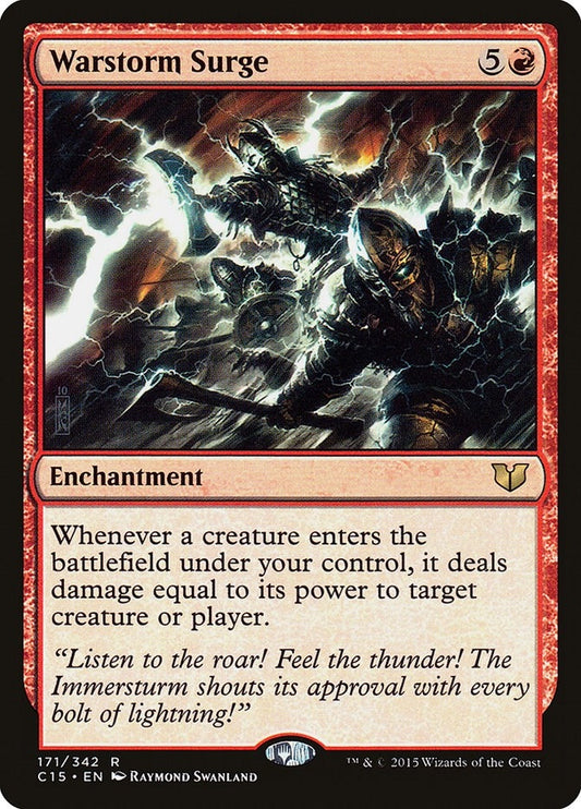 Image for Warstorm Surge (171) (Commander 2015) - Magic: The Gathering