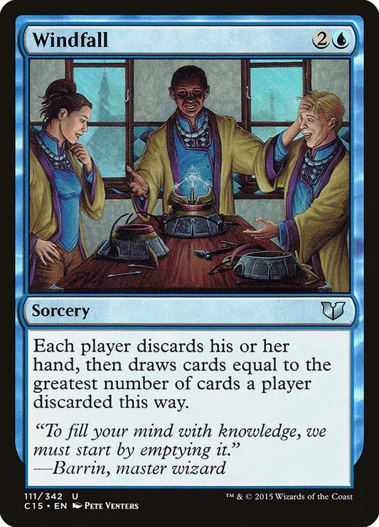 Image for Windfall (111) (Commander 2015) - Magic: The Gathering