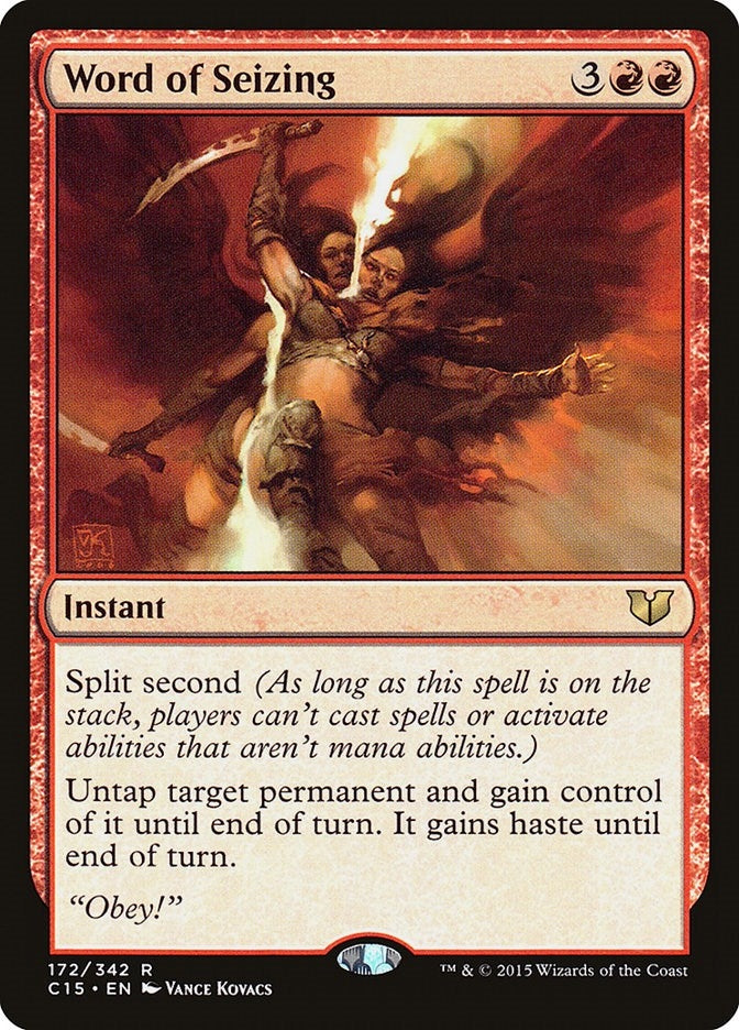 Image for Word of Seizing (172) (Commander 2015) - Magic: The Gathering