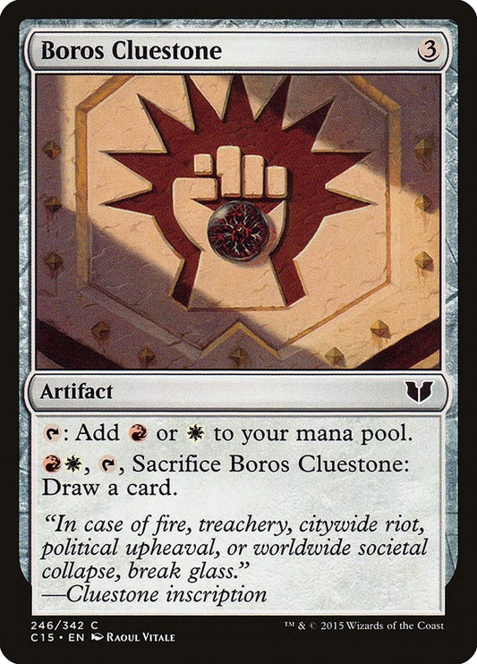 Image for Boros Cluestone (246) (Commander 2015) - Magic: The Gathering