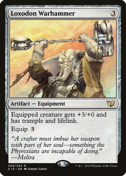 Image for Loxodon Warhammer (258) (Commander 2015) - Magic: The Gathering