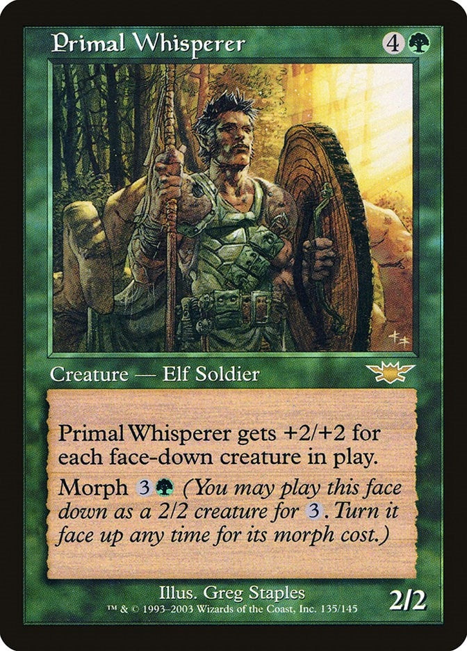 Image for Primal Whisperer (135) (Legions) - Magic: The Gathering