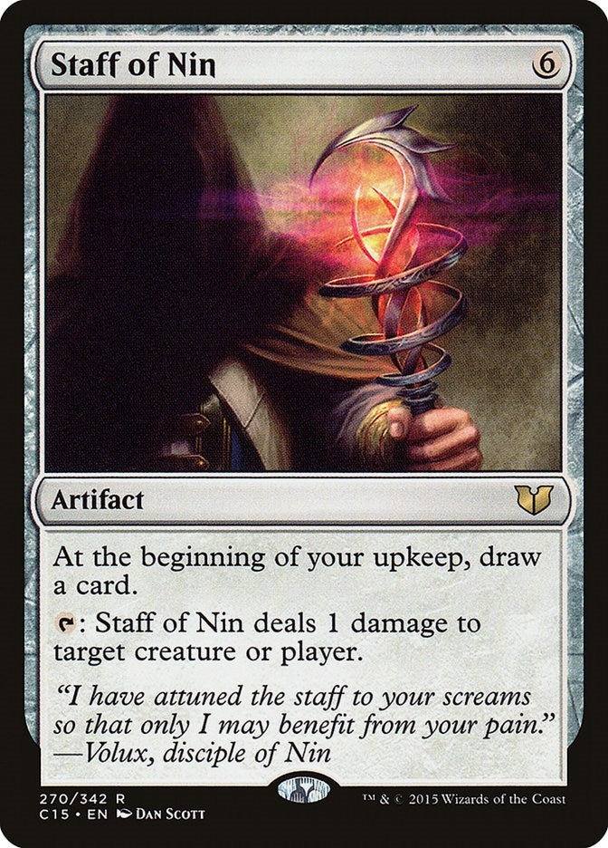 Image for Staff of Nin (270) (Commander 2015) - Magic: The Gathering