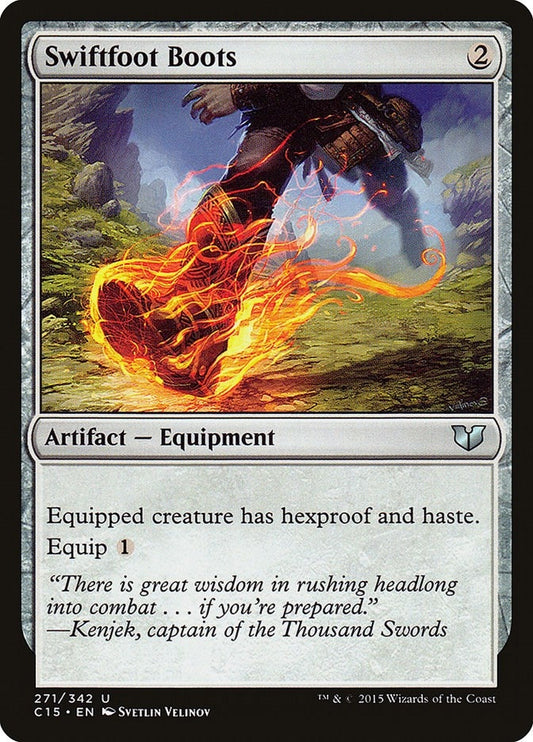 Image for Swiftfoot Boots (271) (Commander 2015) - Magic: The Gathering