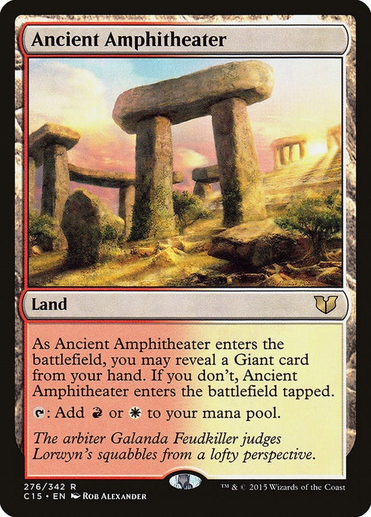 Image for Ancient Amphitheater (276) (Commander 2015) - Magic: The Gathering